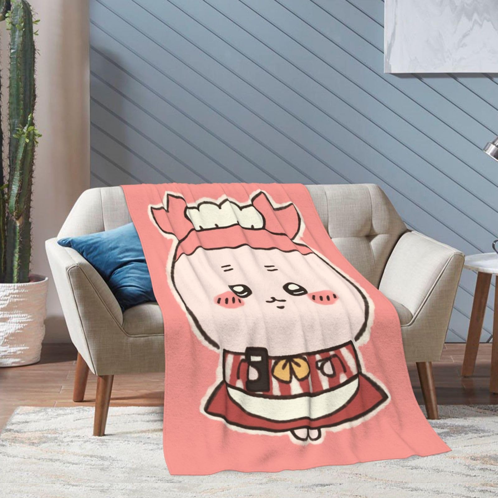 Amazon|ちいかわ カニちゃん 毛布 ブランケット フランネル 超極細 Amazon|ちいかわ カニちゃん 毛布 ブランケット フランネル 超極細